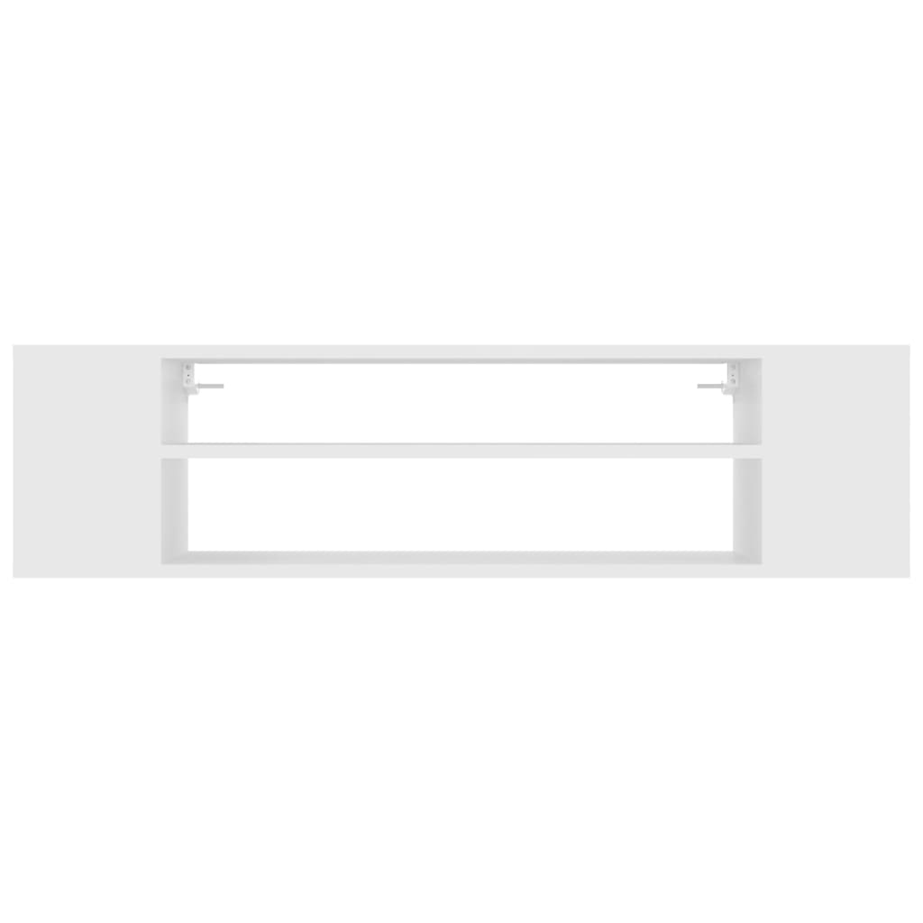 vidaXL Dulap TV suspendat, alb, 100x30x26,5 cm, lemn prelucrat vidaXL Dulap TV suspendat, alb, 100x30x26,5 cm, lemn prelucrat