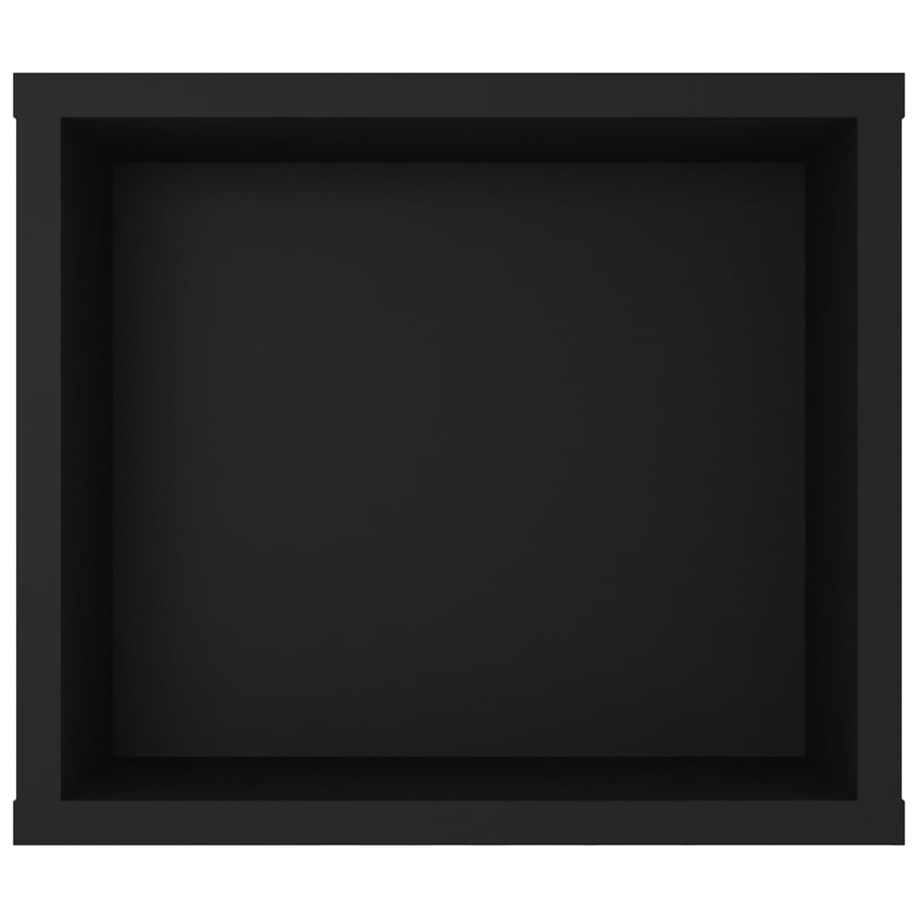 vidaXL Dulap TV suspendat, negru, 100x30x26,5 cm, PAL vidaXL Dulap TV suspendat, negru, 100x30x26,5 cm, PAL