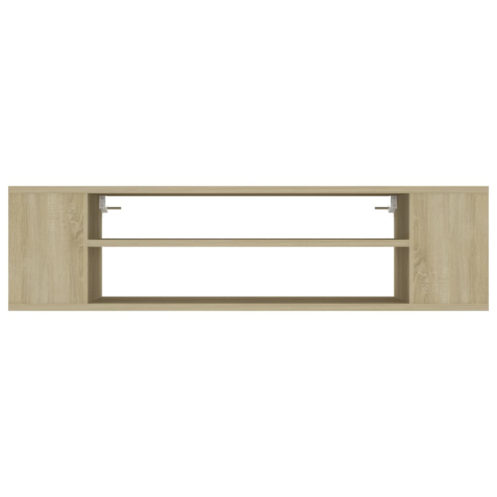 vidaXL Dulap TV suspendat, stejar Sonoma, 100x30x26,5 cm, PAL vidaXL Dulap TV suspendat, stejar Sonoma, 100x30x26,5 cm, PAL