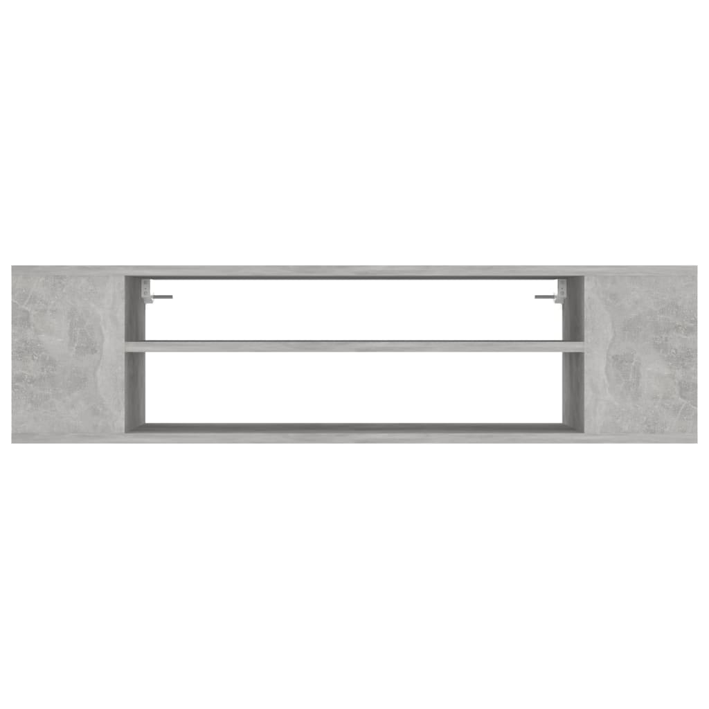 vidaXL Dulap TV suspendat, gri beton, 100x30x26,5 cm, PAL vidaXL Dulap TV suspendat, gri beton, 100x30x26,5 cm, PAL