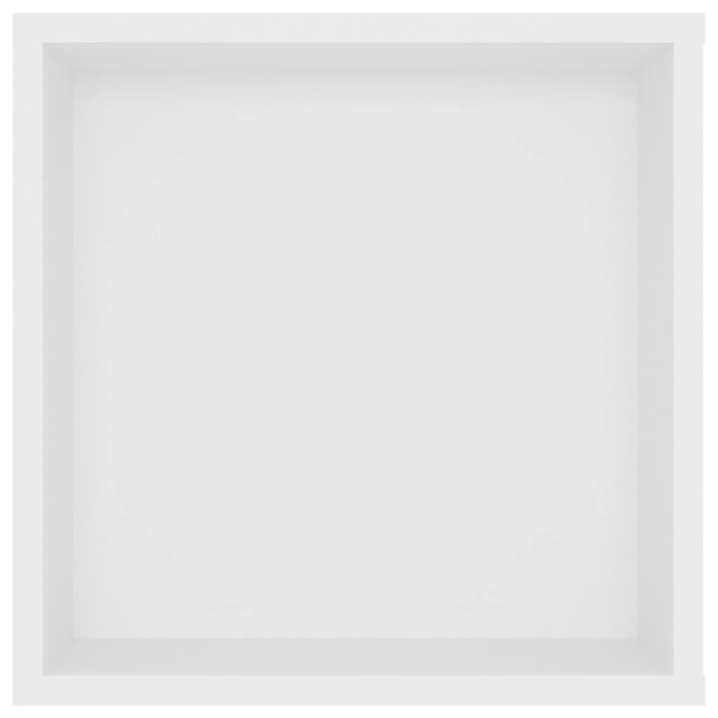 vidaXL Dulap TV montat pe perete, alb, 102x35x35 cm, lemn prelucrat