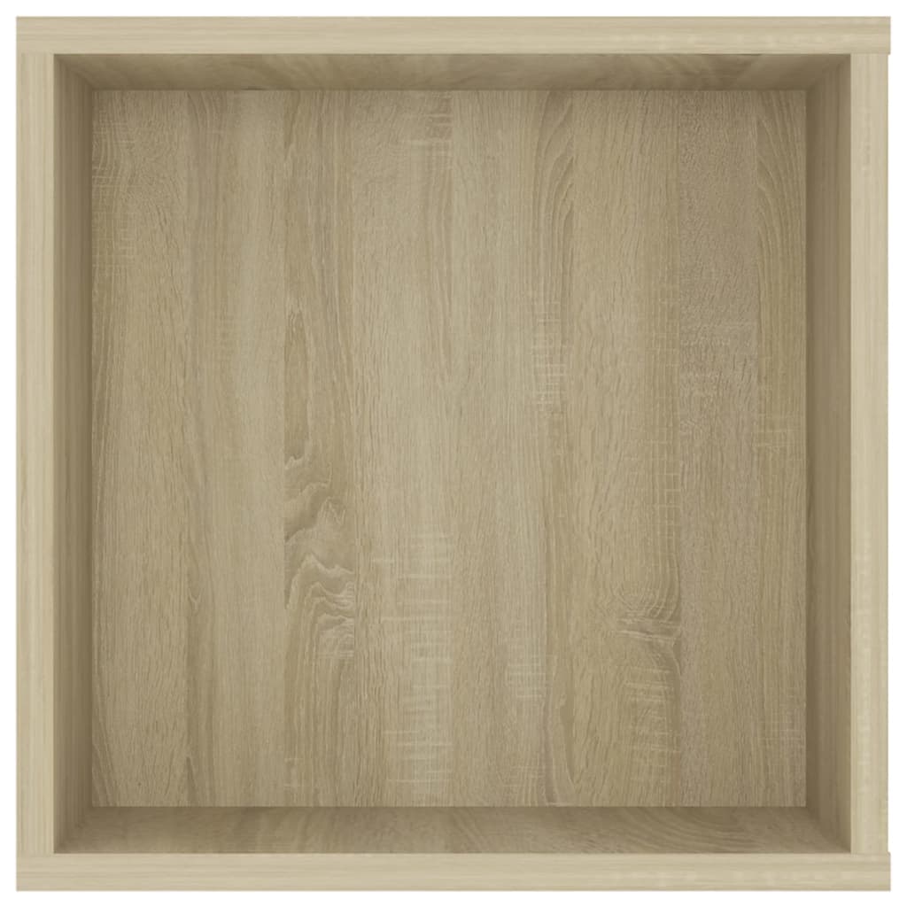vidaXL Dulap TV montat pe perete, stejar Sonoma, 102x35x35 cm, PAL