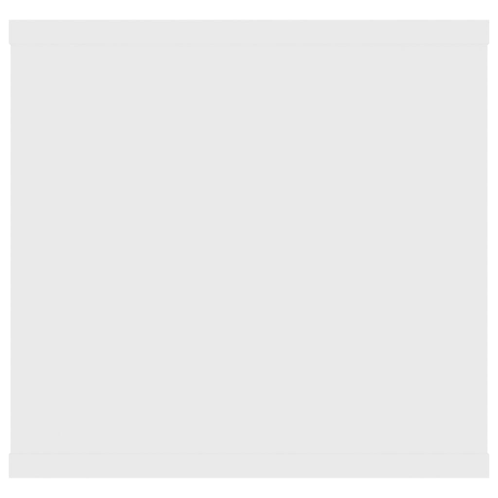 vidaXL Raft de perete, alb, 102x30x29 cm, lemn prelucrat vidaXL Raft de perete, alb, 102x30x29 cm, lemn prelucrat