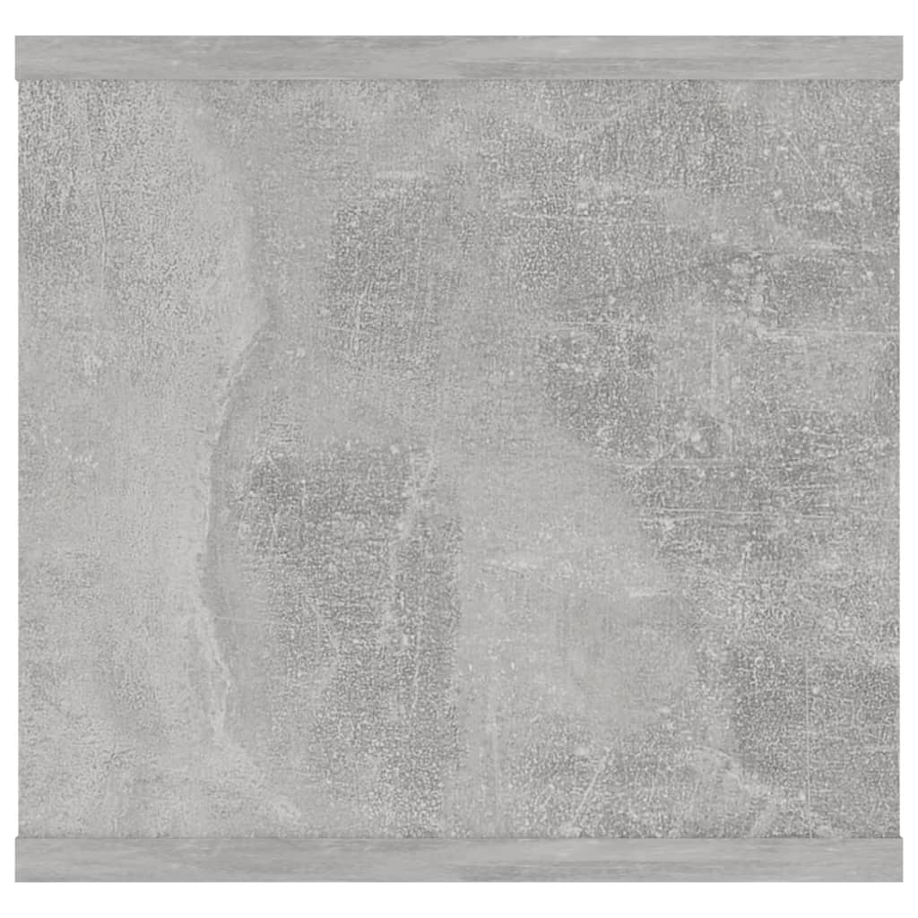 vidaXL Raft de perete, gri beton, 102x30x29 cm, PAL