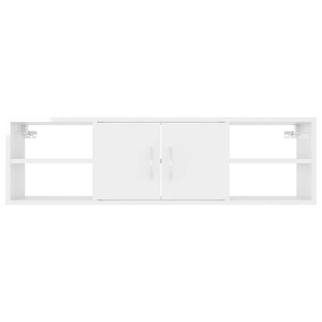 vidaXL Raft de perete, alb extralucios, 102x30x29 cm, PAL vidaXL Raft de perete, alb extralucios, 102x30x29 cm, PAL
