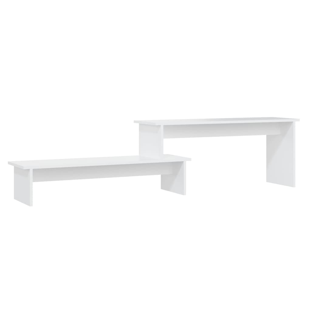 vidaXL Comodă TV, alb, 180x30x43 cm, PAL vidaXL Comodă TV, alb, 180x30x43 cm, PAL