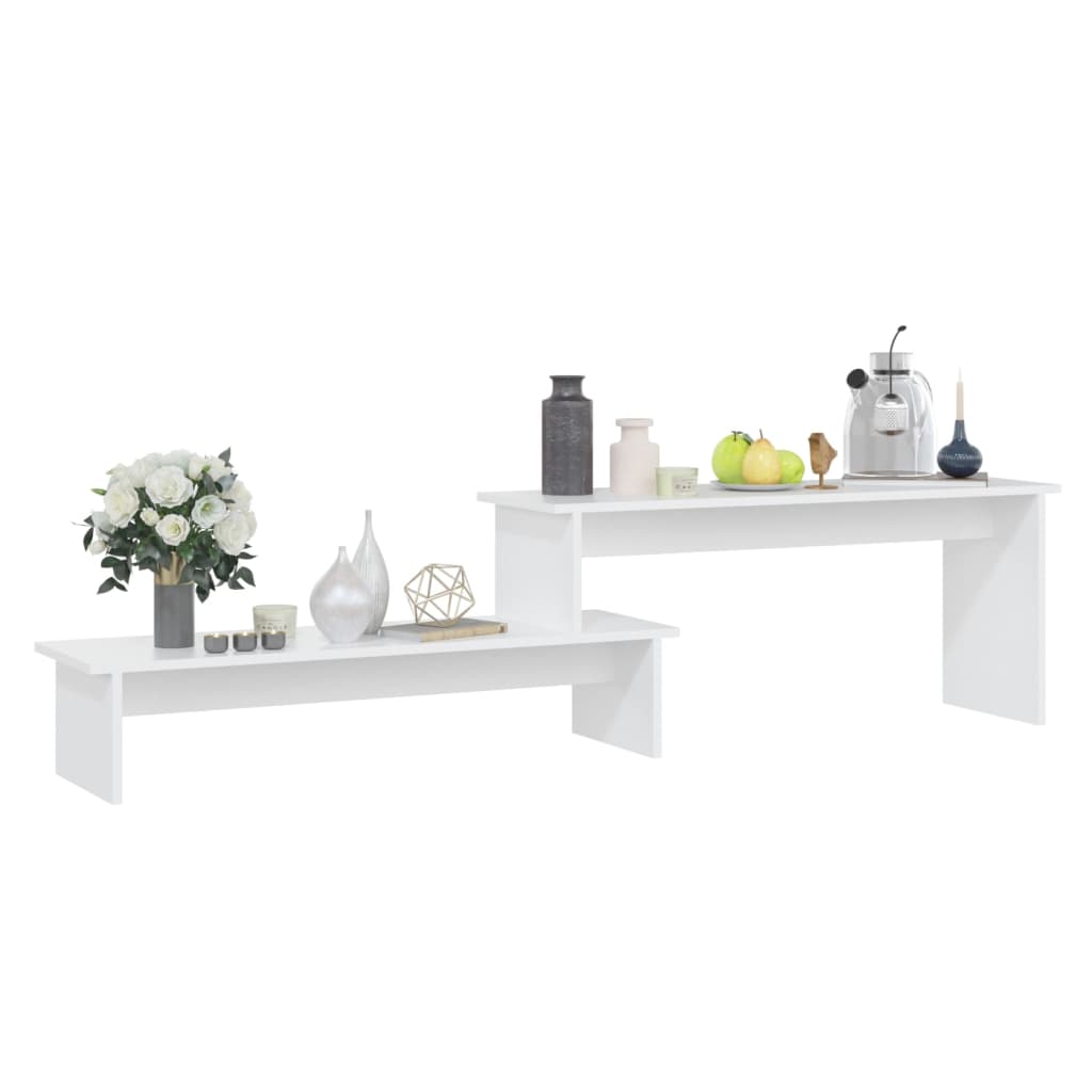 vidaXL Comodă TV, alb, 180x30x43 cm, PAL vidaXL Comodă TV, alb, 180x30x43 cm, PAL