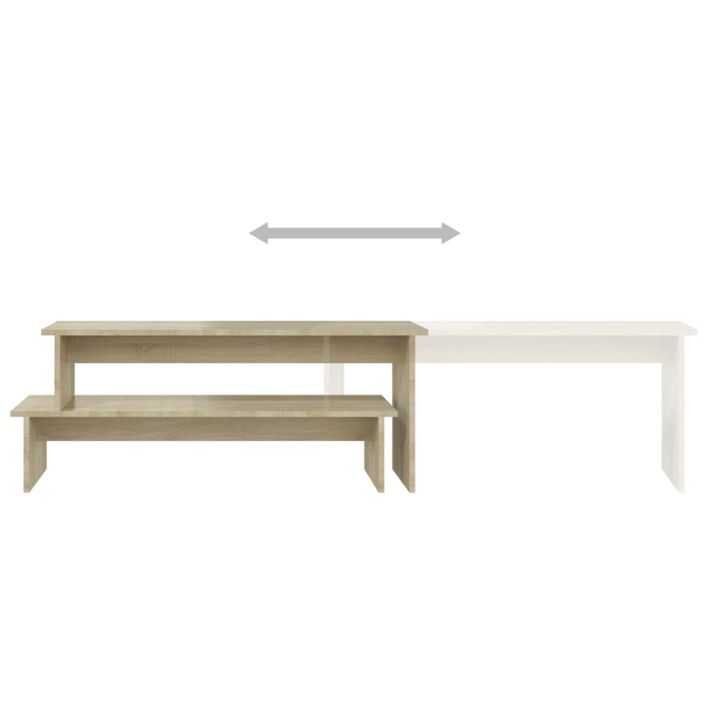 vidaXL Comodă TV, stejar Sonoma, 180x30x43 cm, PAL vidaXL Comodă TV, stejar Sonoma, 180x30x43 cm, PAL