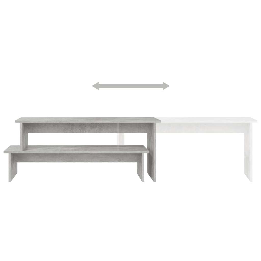 vidaXL Comodă TV, gri beton, 180x30x43 cm, PAL vidaXL Comodă TV, gri beton, 180x30x43 cm, PAL