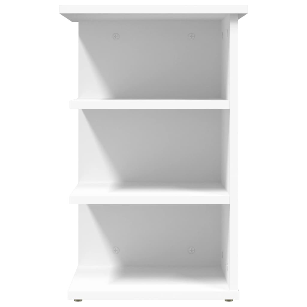 vidaXL Dulap lateral, alb, 35x35x55 cm, PAL