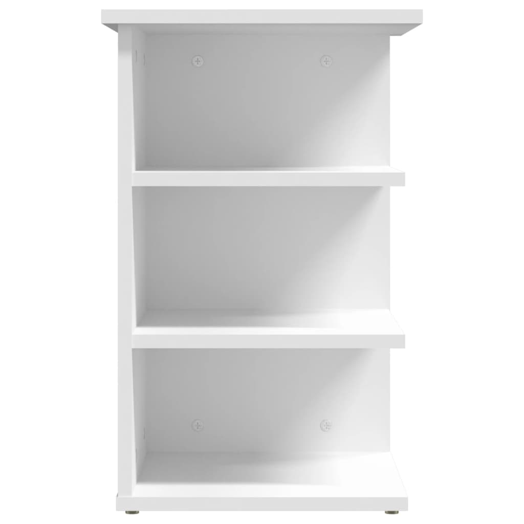 vidaXL Dulap lateral, alb, 35x35x55 cm, PAL
