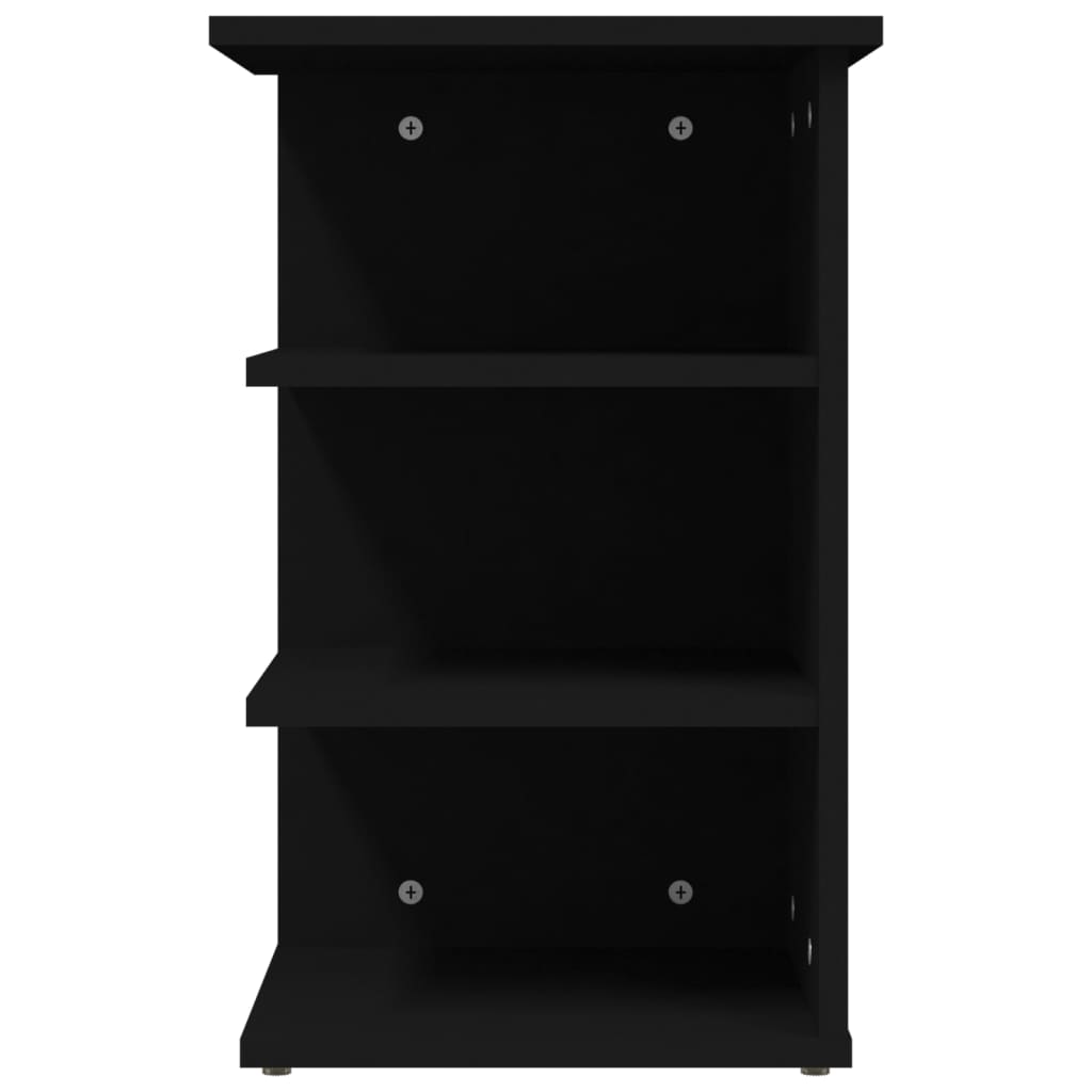 vidaXL Dulap lateral, negru, 35x35x55 cm, PAL