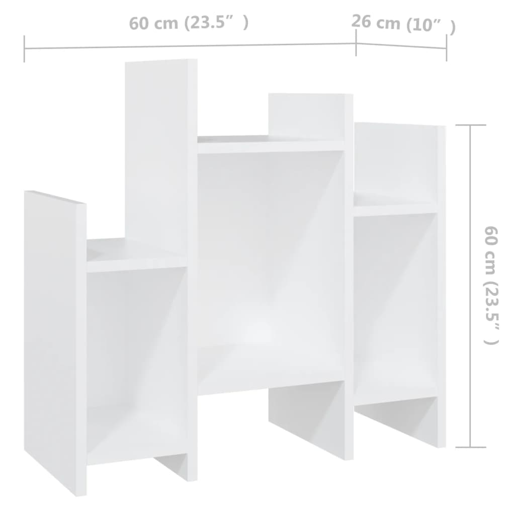 vidaXL Dulap lateral, alb, 60x26x60 cm, PAL