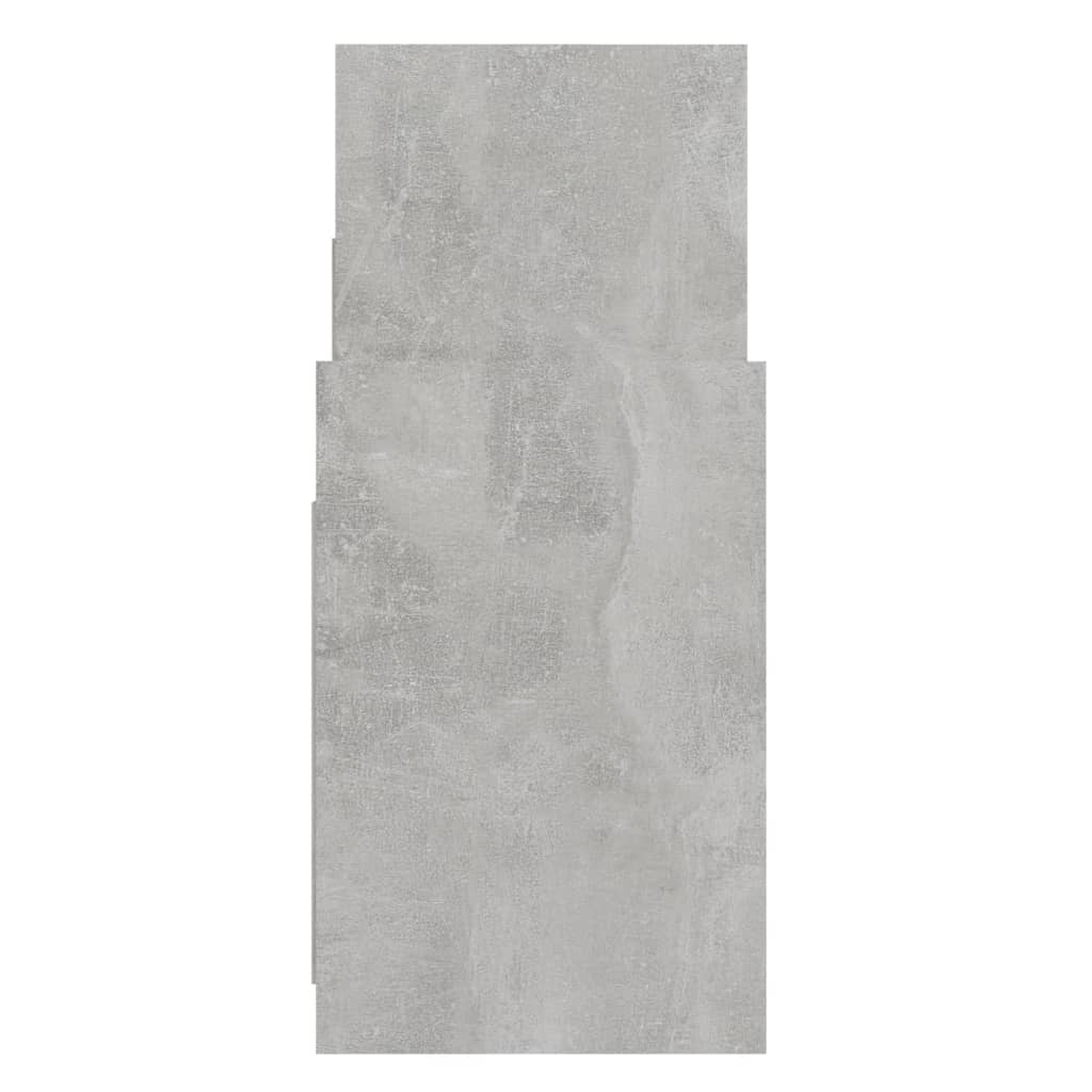 vidaXL Dulap lateral, gri beton, 60x26x60 cm, PAL