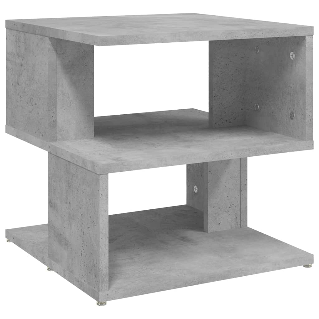 vidaXL Masă laterală, gri beton, 40x40x40 cm, PAL vidaXL Masă laterală, gri beton, 40x40x40 cm, PAL