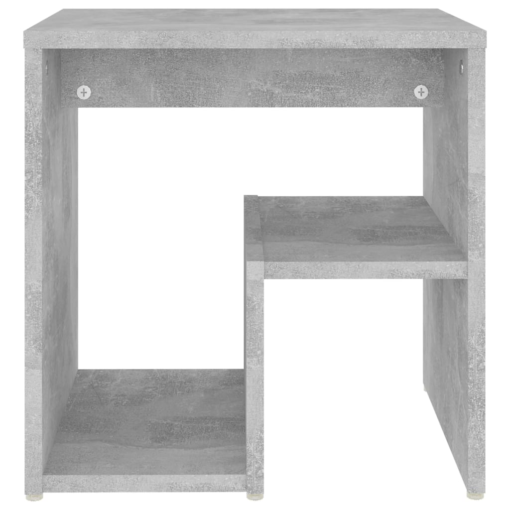 vidaXL Noptiere, 2 buc., gri beton, 40x30x40 cm, PAL