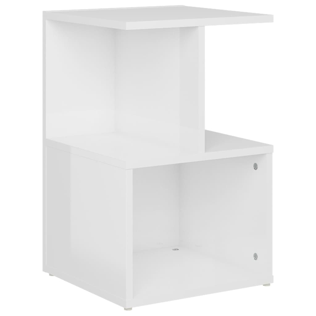 vidaXL Dulap lateral, alb extra lucios, 35x35x55 cm, PAL vidaXL Dulap lateral, alb extra lucios, 35x35x55 cm, PAL