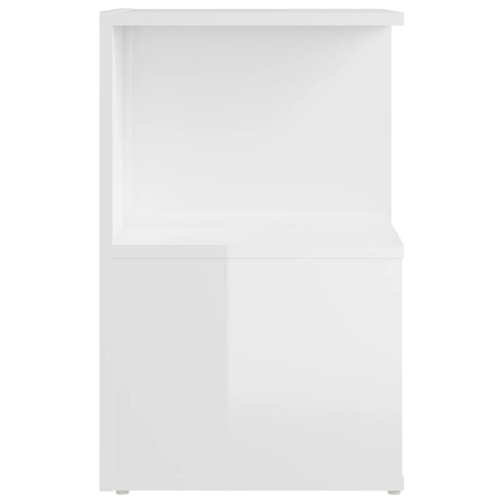 vidaXL Dulap lateral, alb extra lucios, 35x35x55 cm, PAL vidaXL Dulap lateral, alb extra lucios, 35x35x55 cm, PAL