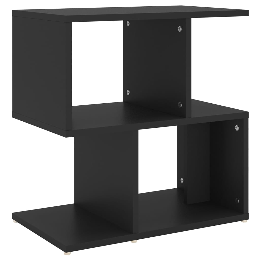 vidaXL Dulap lateral, negru, 50x30x51,5 cm, PAL vidaXL Dulap lateral, negru, 50x30x51,5 cm, PAL