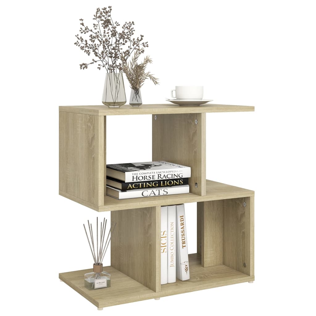 vidaXL Noptiere, 2 buc., stejar sonoma, 50x30x51,5 cm, PAL vidaXL Noptiere, 2 buc., stejar sonoma, 50x30x51,5 cm, PAL