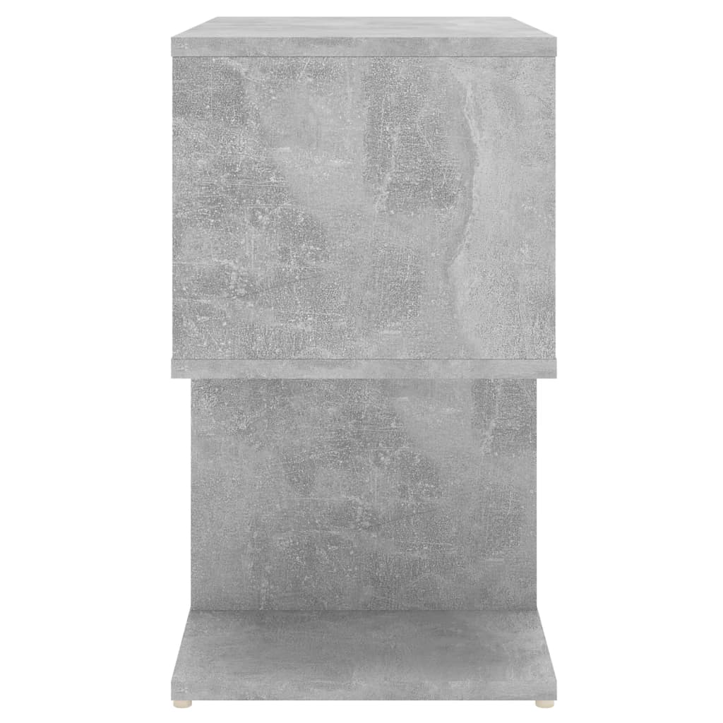 vidaXL Noptieră, gri beton, 50x30x51 cm, PAL