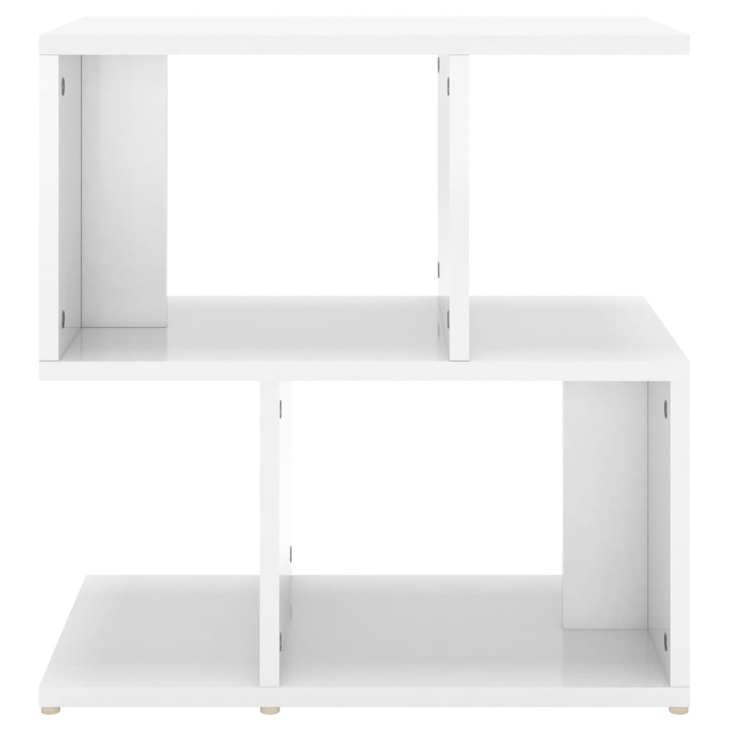 vidaXL Noptiere, 2 buc., alb extralucios, 50x30x51,5 cm, PAL vidaXL Noptiere, 2 buc., alb extralucios, 50x30x51,5 cm, PAL
