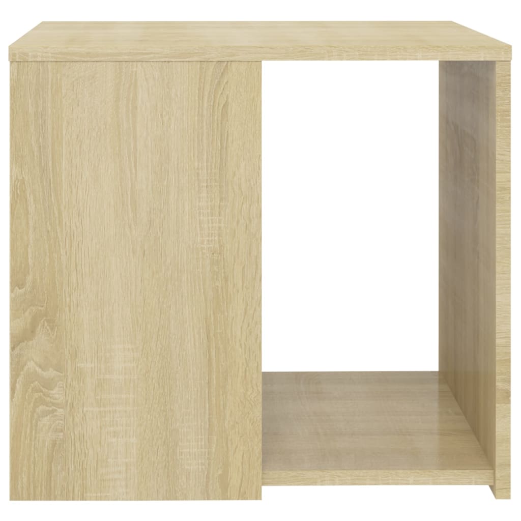vidaXL Masă laterală, stejar sonoma, 50x50x45 cm, PAL vidaXL Masă laterală, stejar sonoma, 50x50x45 cm, PAL