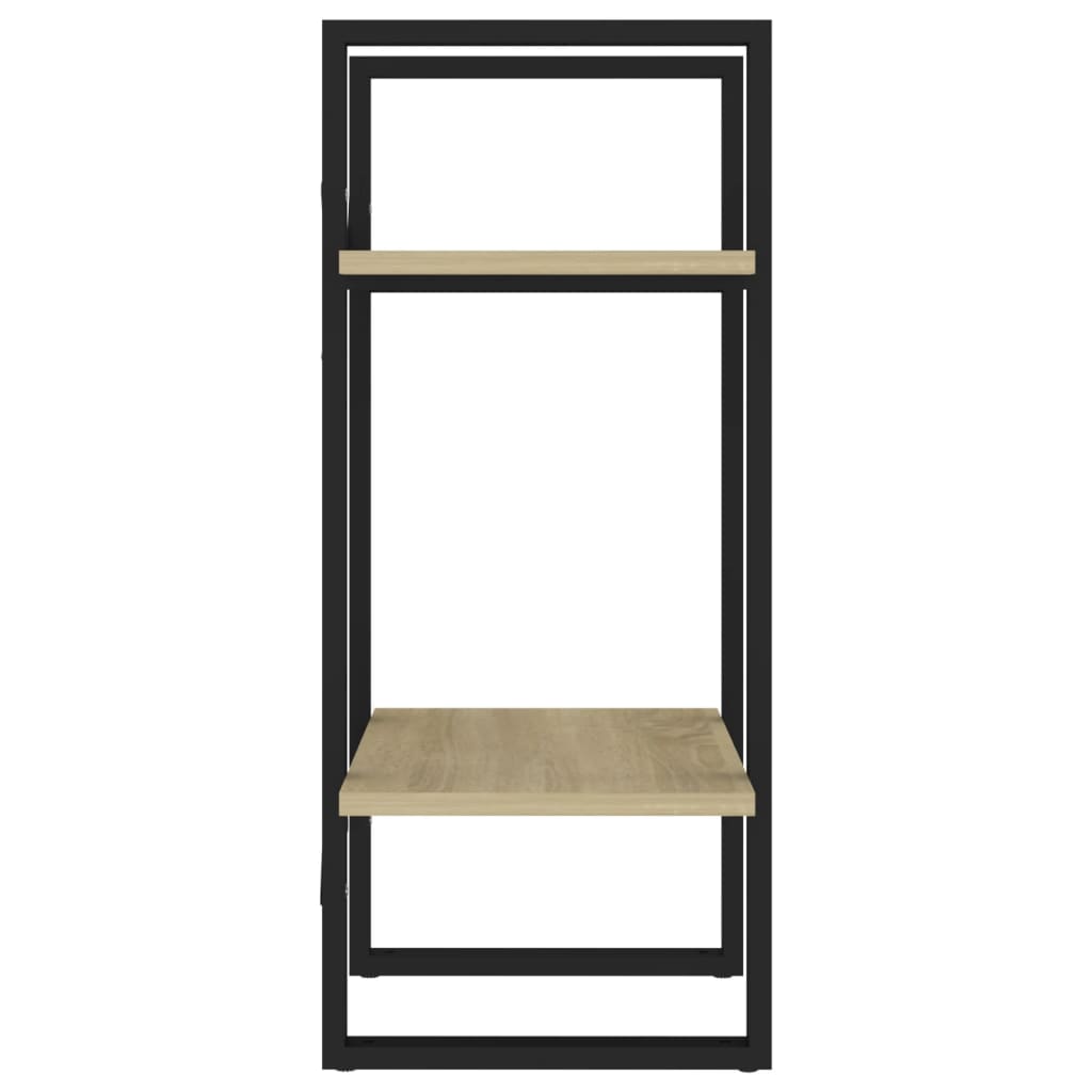 vidaXL Bibliotecă cu 2 rafturi, stejar sonoma, 40x30x70 cm, PAL vidaXL Bibliotecă cu 2 rafturi, stejar sonoma, 40x30x70 cm, PAL