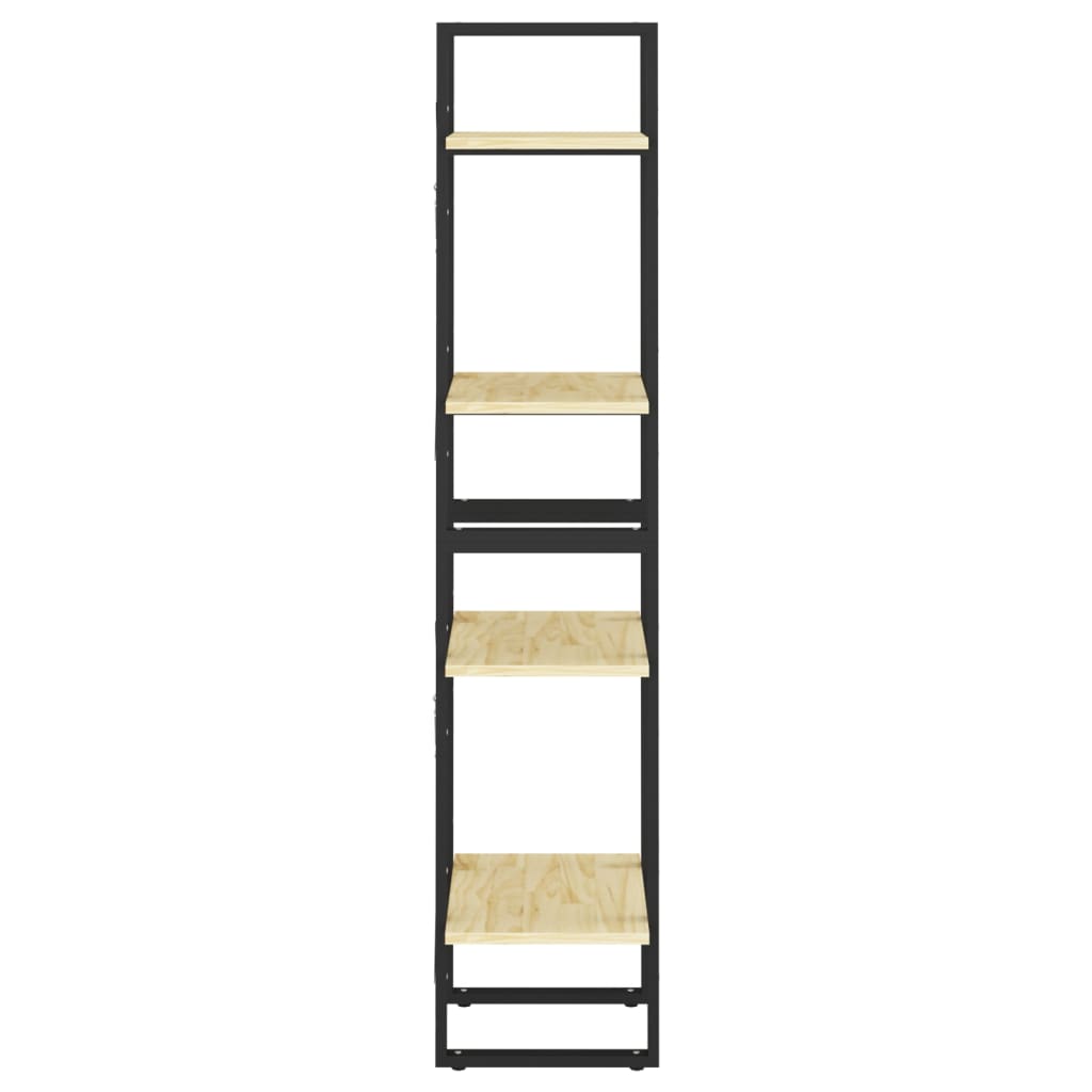 vidaXL Bibliotecă cu 4 rafturi, 40x30x140 cm, lemn masiv de pin vidaXL Bibliotecă cu 4 rafturi, 40x30x140 cm, lemn masiv de pin