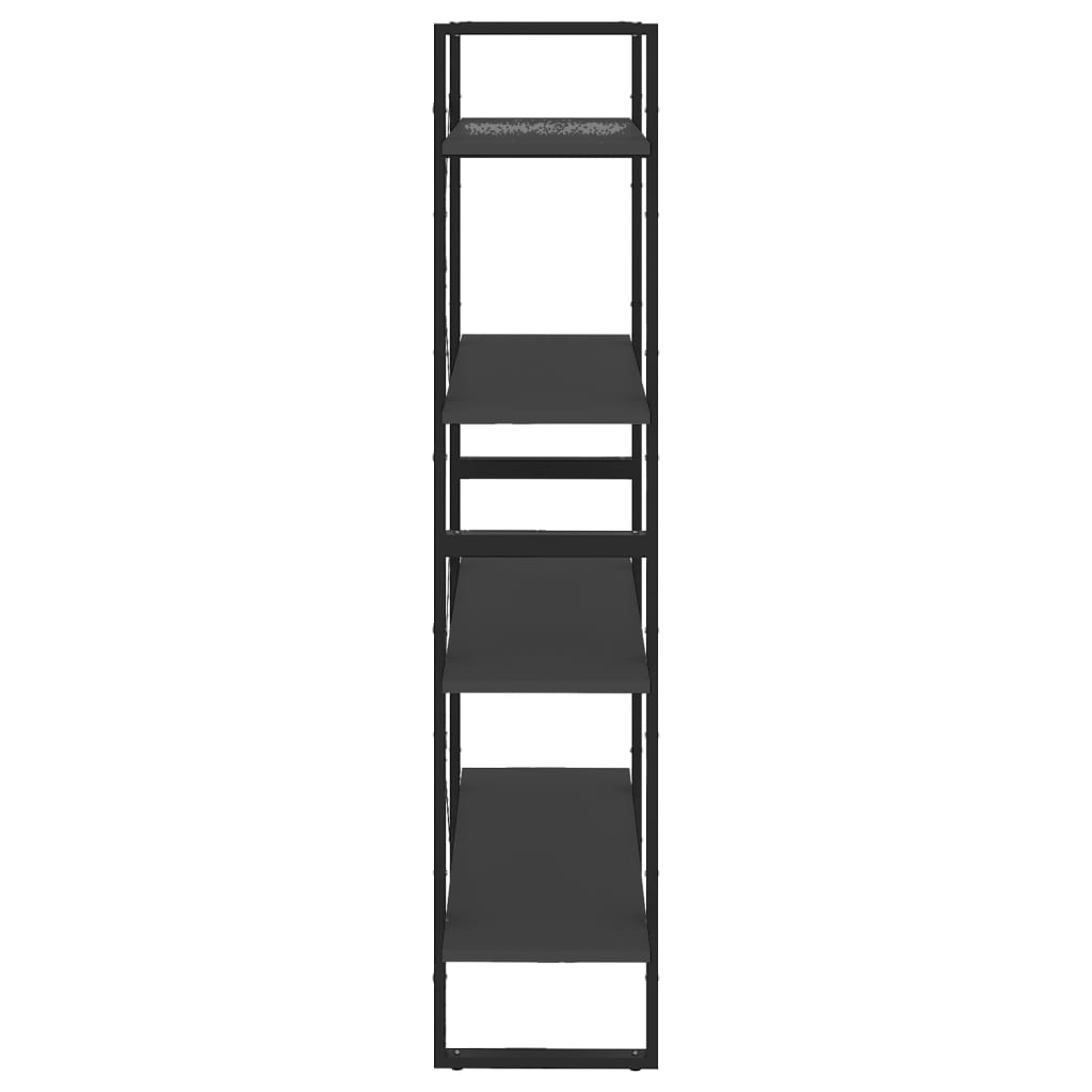 vidaXL Bibliotecă cu 4 rafturi, gri, 80x30x140 cm, PAL vidaXL Bibliotecă cu 4 rafturi, gri, 80x30x140 cm, PAL