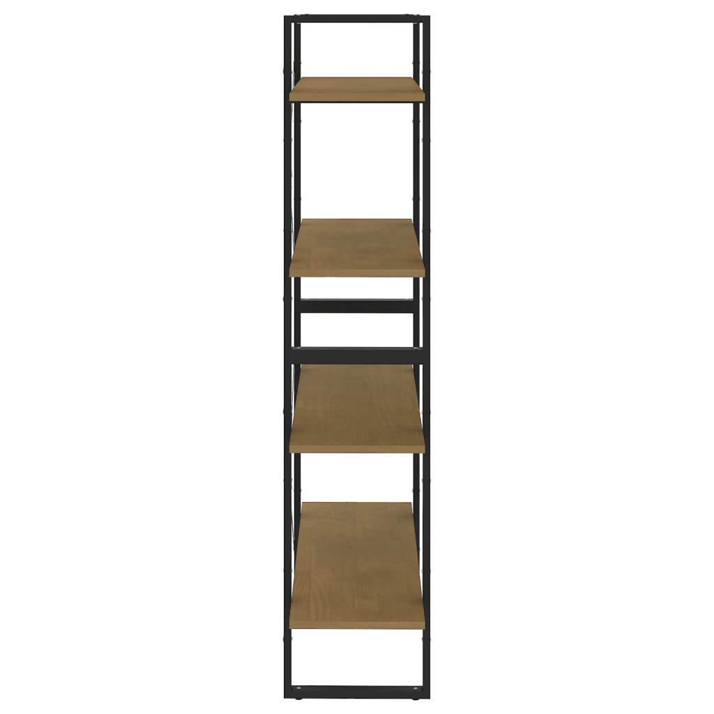 vidaXL Bibliotecă cu 4 rafturi, 80x30x140 cm, lemn masiv de pin vidaXL Bibliotecă cu 4 rafturi, 80x30x140 cm, lemn masiv de pin