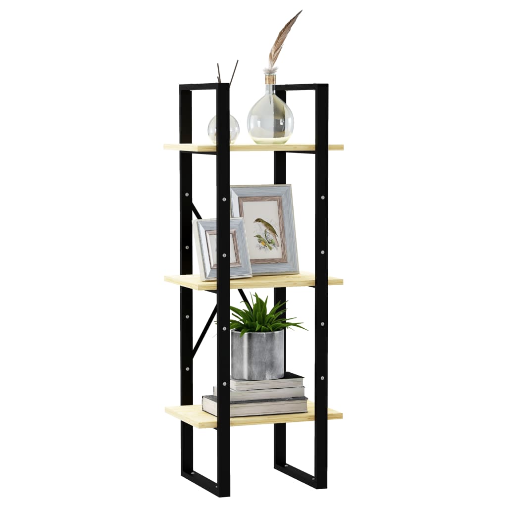vidaXL Bibliotecă cu 3 rafturi, 40x30x105 cm, lemn masiv de pin vidaXL Bibliotecă cu 3 rafturi, 40x30x105 cm, lemn masiv de pin