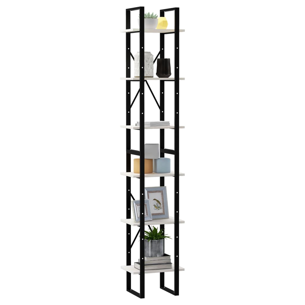 vidaXL Dulap înalt, alb, 40x30x210 cm, lemn masiv de pin vidaXL Dulap înalt, alb, 40x30x210 cm, lemn masiv de pin