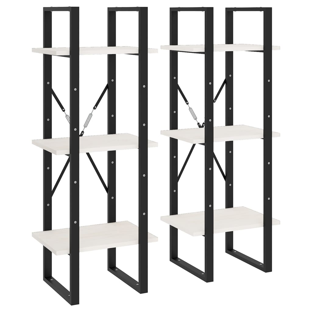 vidaXL Dulap înalt, alb, 40x30x210 cm, lemn masiv de pin vidaXL Dulap înalt, alb, 40x30x210 cm, lemn masiv de pin