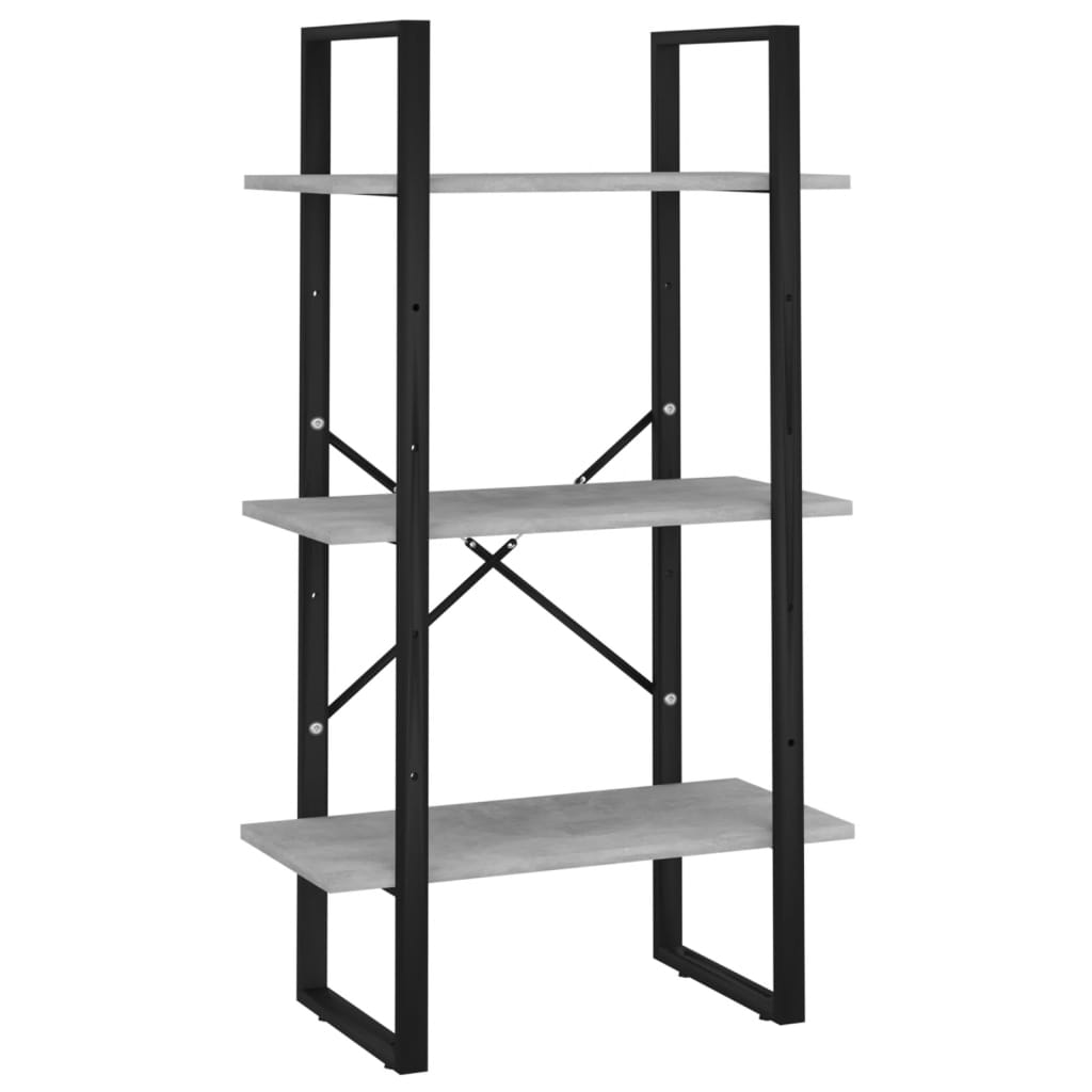 vidaXL Raft de depozitare, gri beton, 60x30x105 cm, PAL vidaXL Raft de depozitare, gri beton, 60x30x105 cm, PAL