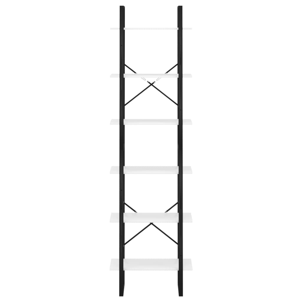 vidaXL Raft de depozitare, alb, 60x30x210 cm, lemn compozit vidaXL Raft de depozitare, alb, 60x30x210 cm, lemn compozit