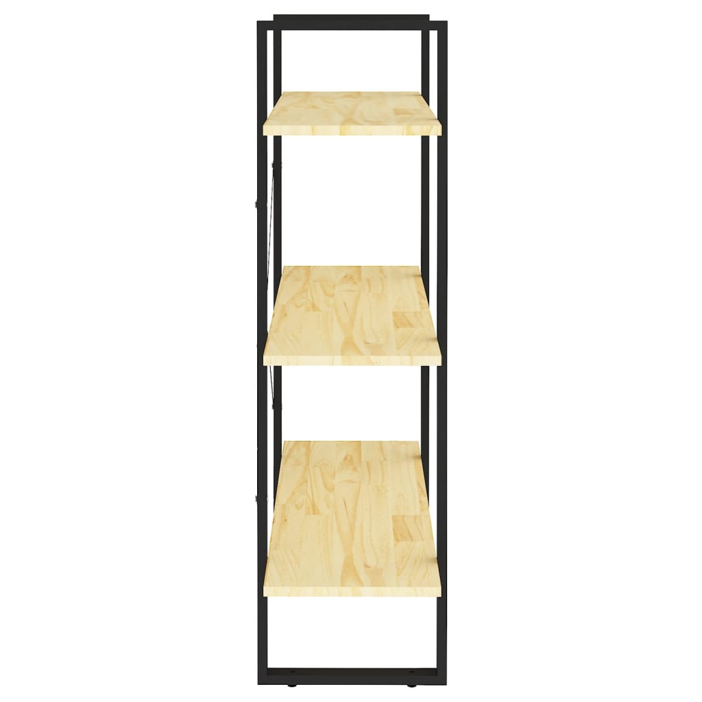 vidaXL Bibliotecă cu 3 rafturi, 80x30x105 cm, lemn masiv de pin vidaXL Bibliotecă cu 3 rafturi, 80x30x105 cm, lemn masiv de pin