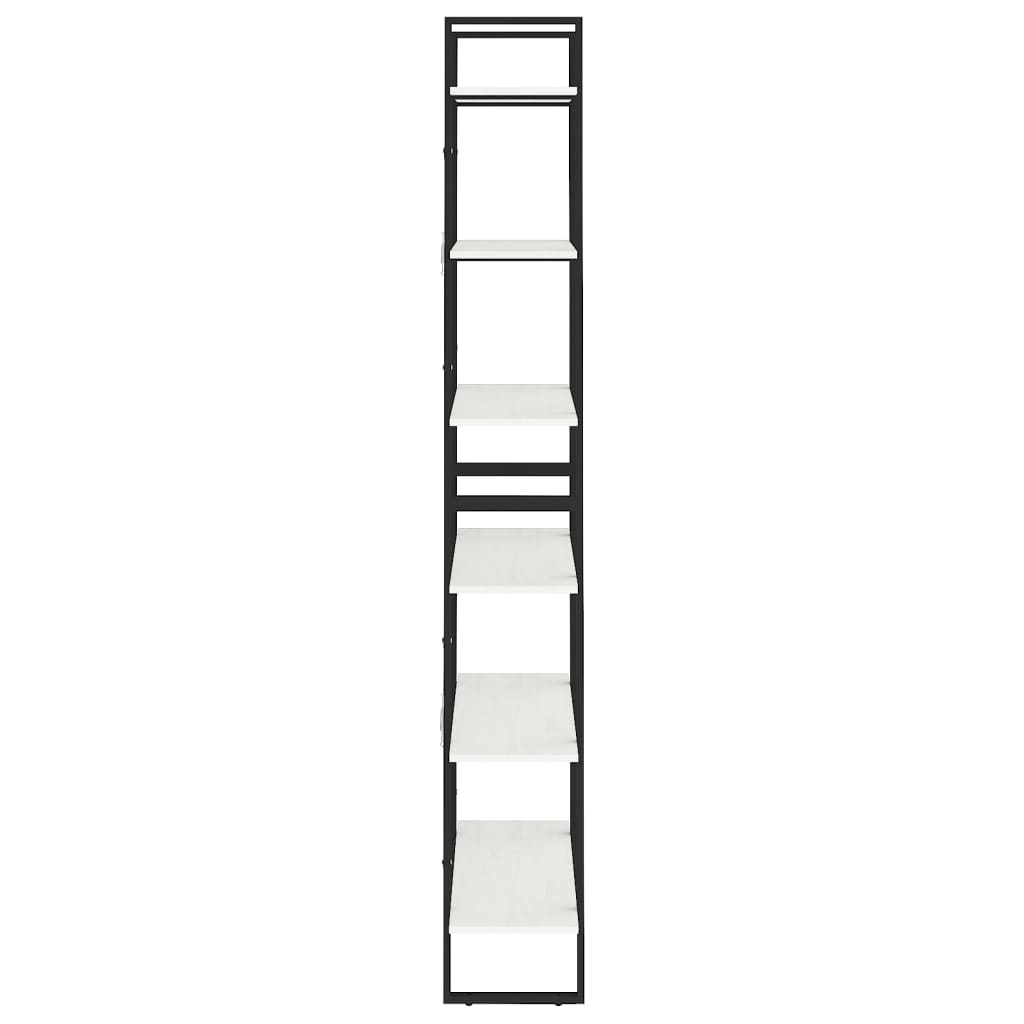 vidaXL Dulap înalt, alb, 80x30x210 cm, lemn masiv de pin vidaXL Dulap înalt, alb, 80x30x210 cm, lemn masiv de pin