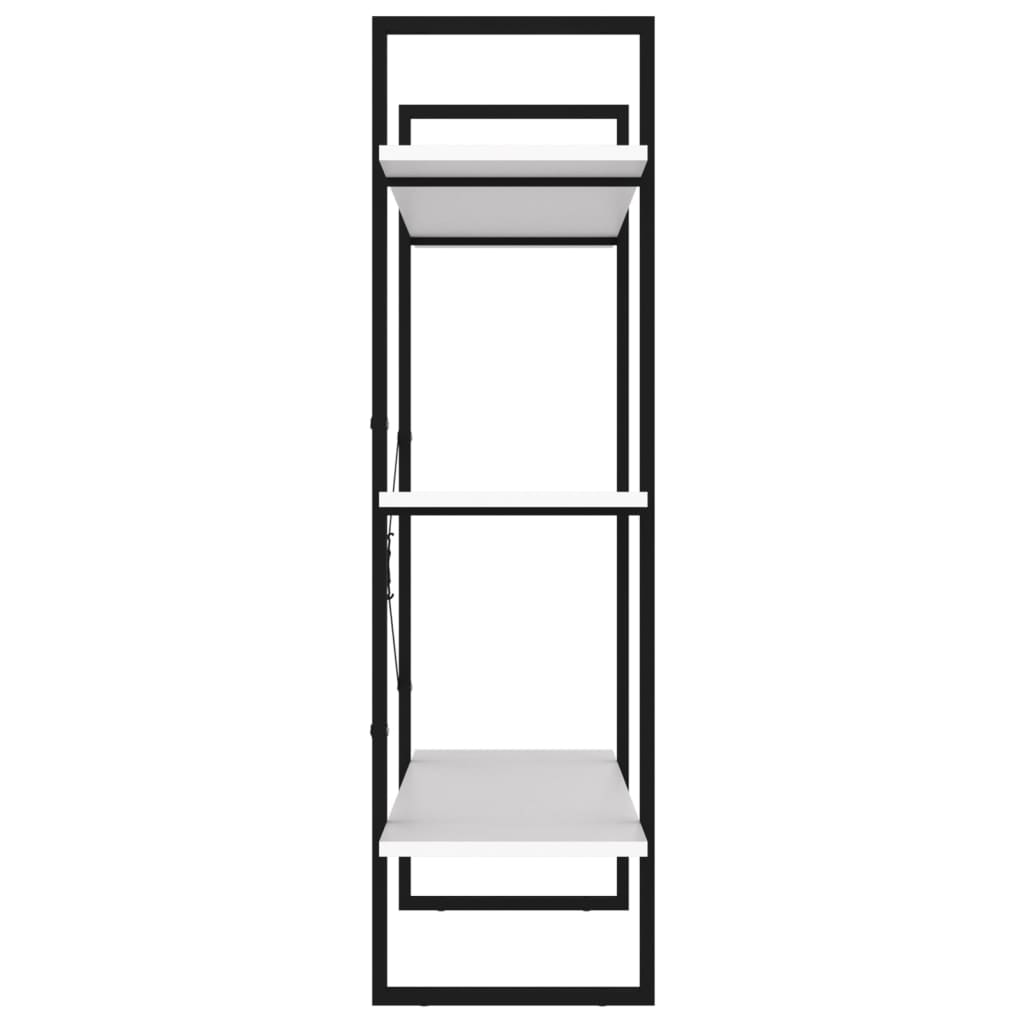 vidaXL Bibliotecă, alb, 100x30x105 cm, PAL vidaXL Bibliotecă, alb, 100x30x105 cm, PAL