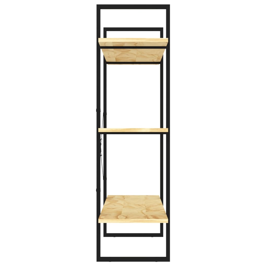 vidaXL Bibliotecă cu 3 rafturi, 100x30x105 cm, lemn masiv de pin vidaXL Bibliotecă cu 3 rafturi, 100x30x105 cm, lemn masiv de pin