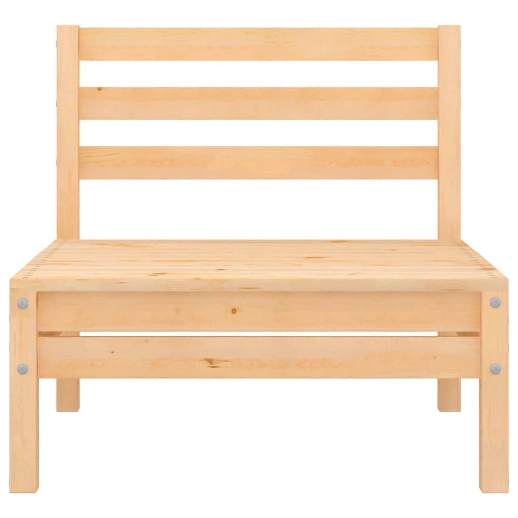 vidaXL Canapele de mijloc pentru grădină, 4 buc., lemn masiv de pin