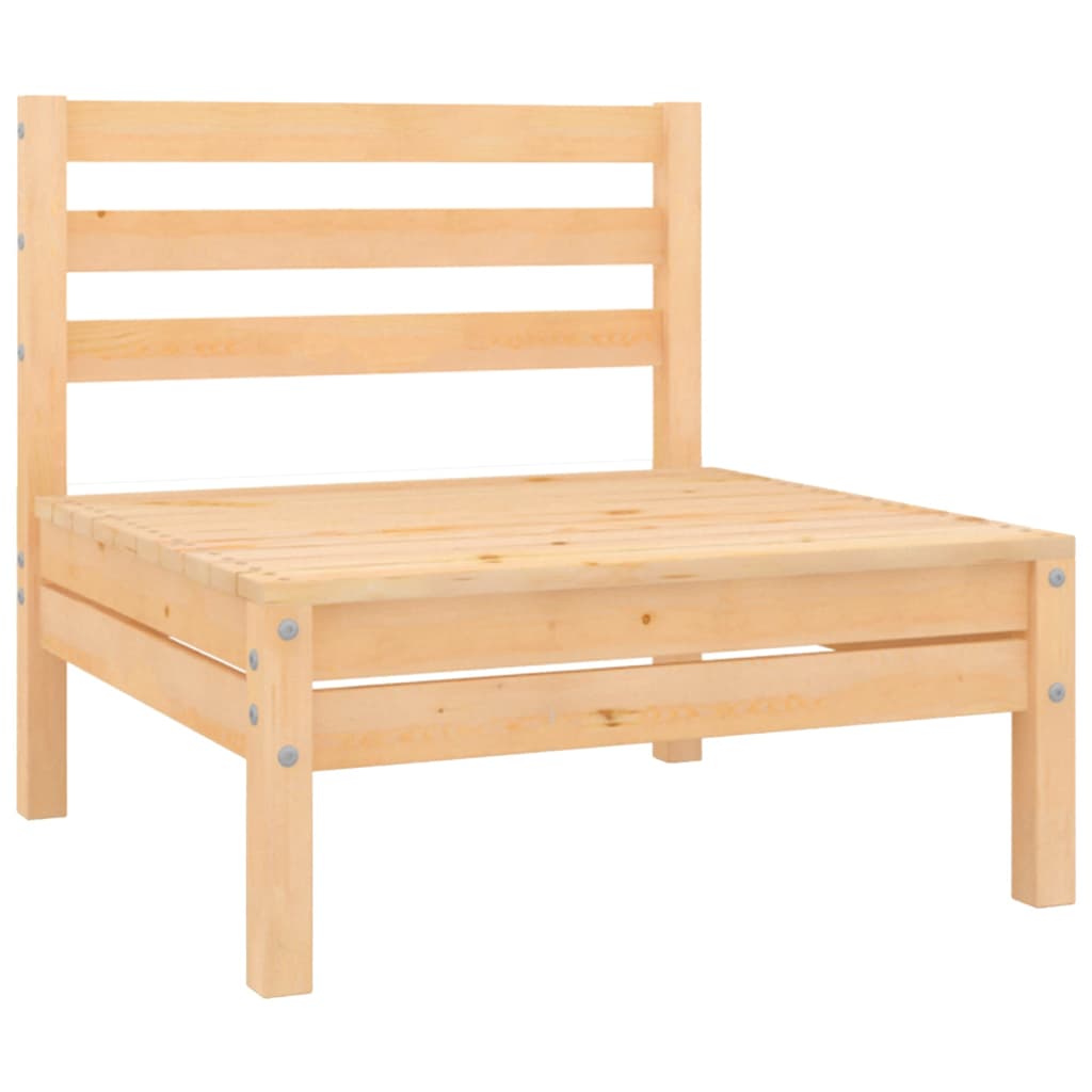 vidaXL Set mobilier relaxare de grădină, 4 piese, lemn masiv de pin
