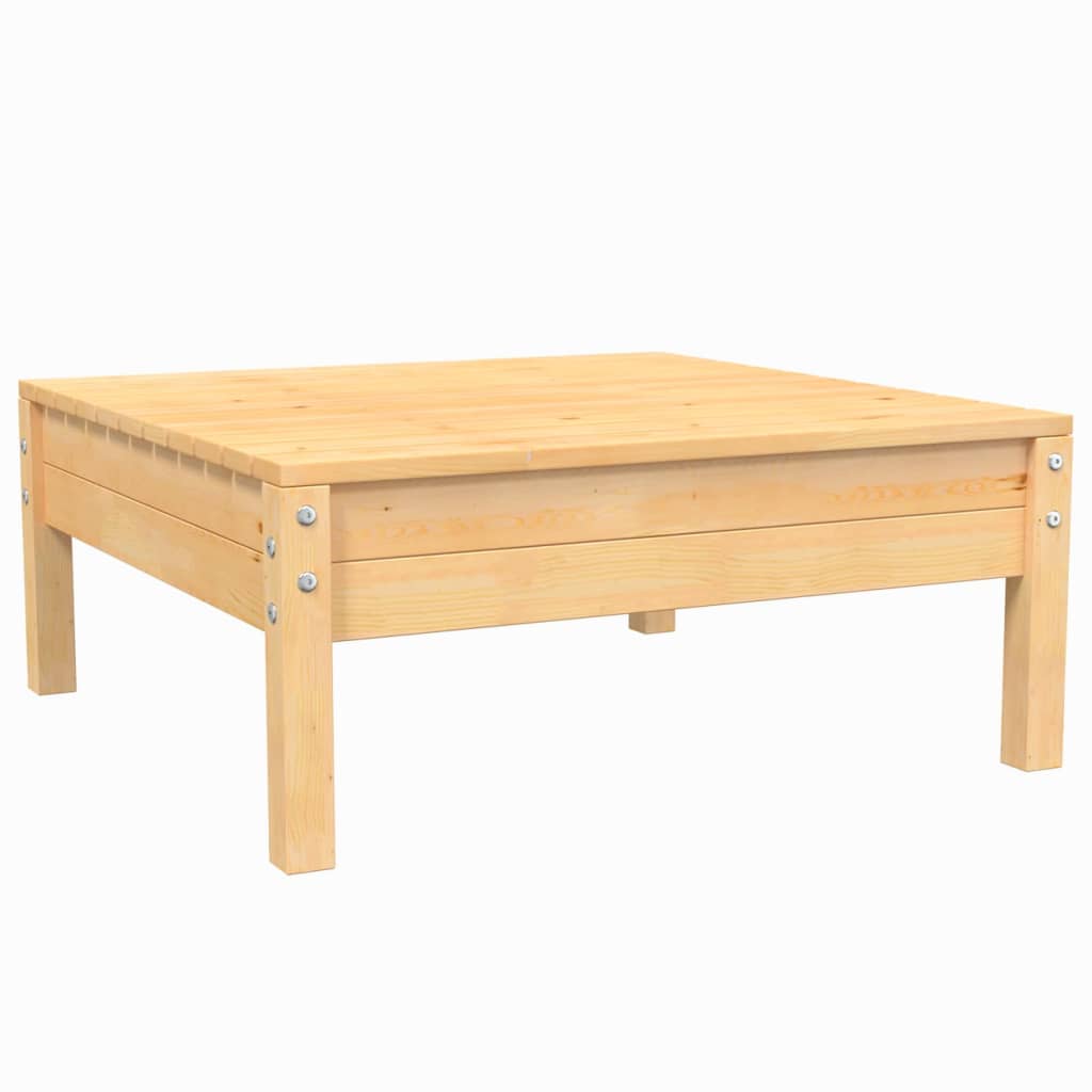 vidaXL Set mobilier grădină cu perne crem, 3 piese, lemn masiv de pin vidaXL Set mobilier grădină cu perne crem, 3 piese, lemn masiv de pin
