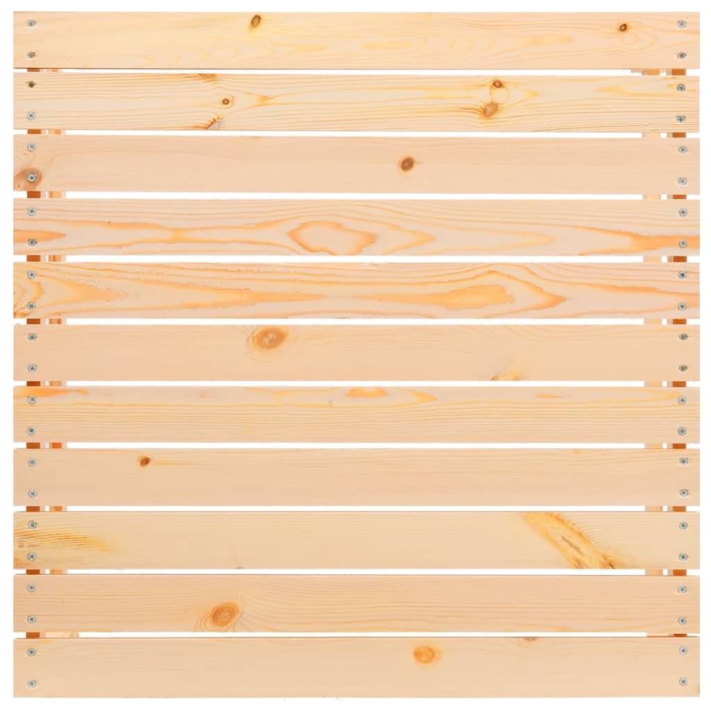 vidaXL Set mobilier grădină cu perne crem, 3 piese, lemn masiv de pin vidaXL Set mobilier grădină cu perne crem, 3 piese, lemn masiv de pin