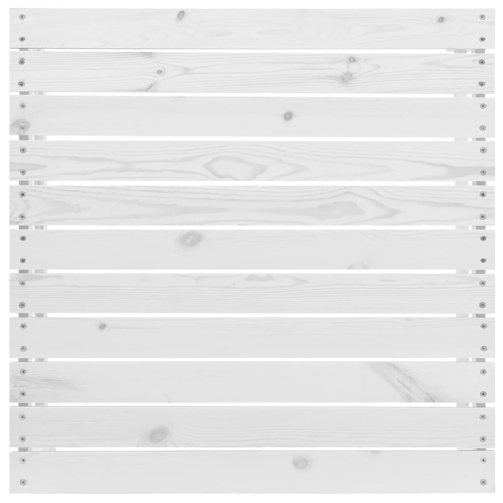 vidaXL Set mobilier de grădină cu perne, 3 piese, alb, lemn masiv pin vidaXL Set mobilier de grădină cu perne, 3 piese, alb, lemn masiv pin