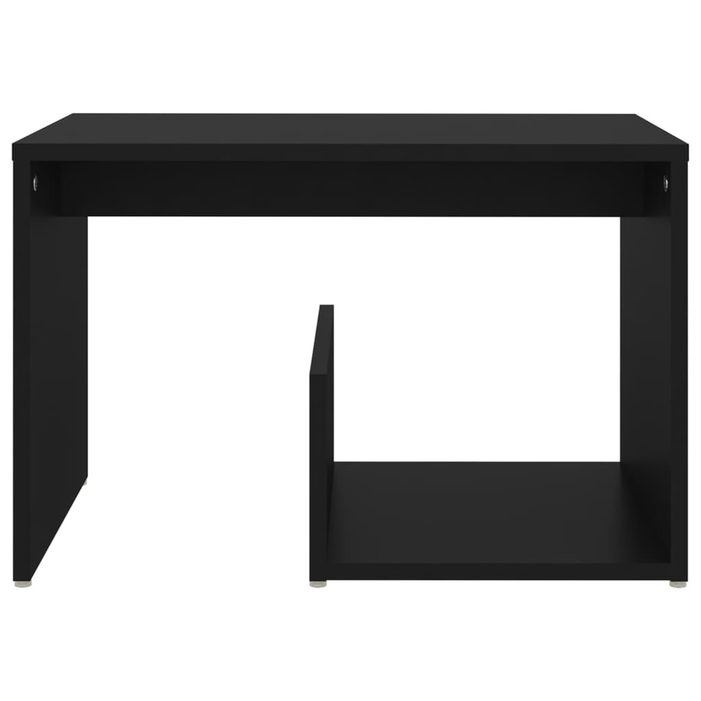 vidaXL Masă laterală, negru, 59x36x38 cm, PAL vidaXL Masă laterală, negru, 59x36x38 cm, PAL