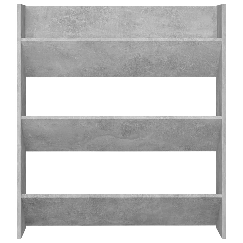 vidaXL Pantofar de perete, gri beton, 80x18x90 cm, PAL vidaXL Pantofar de perete, gri beton, 80x18x90 cm, PAL
