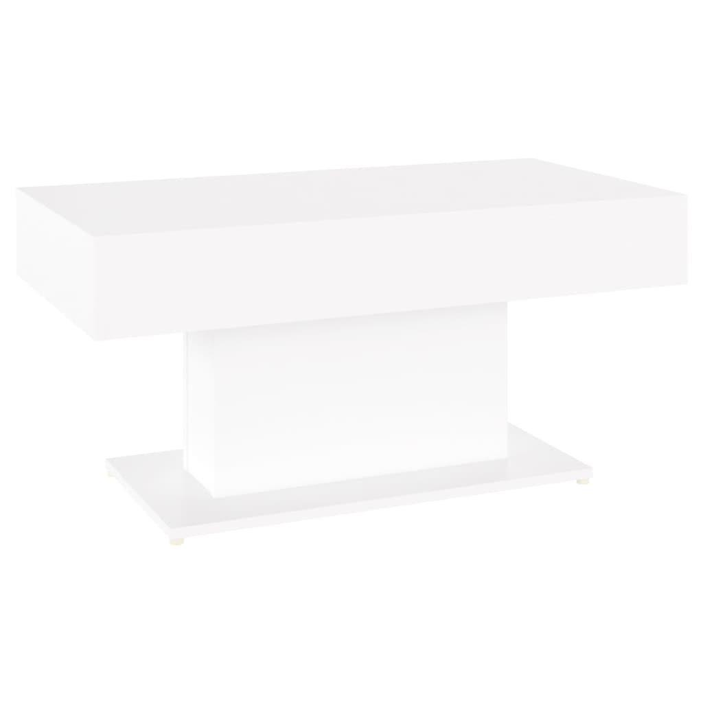 vidaXL Măsuță de cafea, alb, 96x50x45 cm, lemn prelucrat vidaXL Măsuță de cafea, alb, 96x50x45 cm, lemn prelucrat