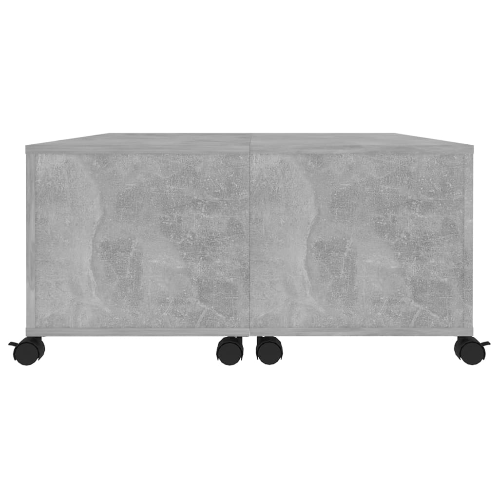 vidaXL Măsuță de cafea, gri beton , 75x75x38 cm, lemn prelucrat vidaXL Măsuță de cafea, gri beton , 75x75x38 cm, lemn prelucrat