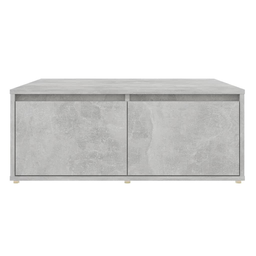 vidaXL Măsuță de cafea, gri, 80x80x31 cm, lemn prelucrat vidaXL Măsuță de cafea, gri, 80x80x31 cm, lemn prelucrat